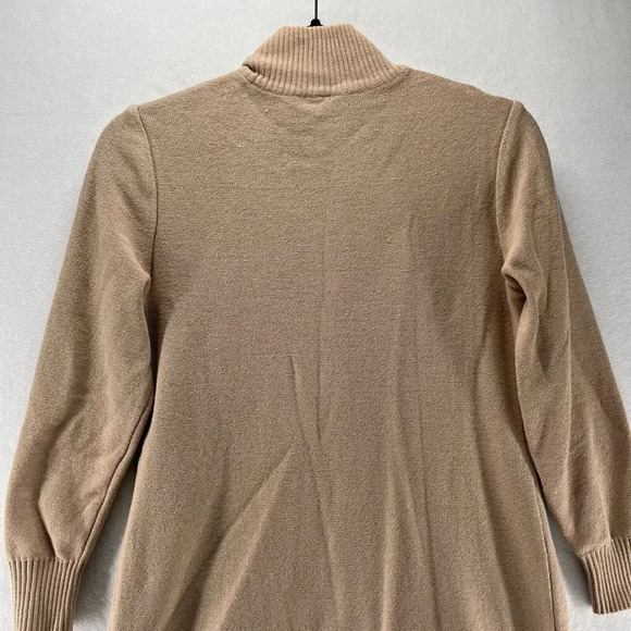 Antonio Pernas Cardigan Womens Size S Duster Button Front Long Sleeve Beige - Picture 5 of 11